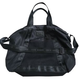 Steve Madden Black Duffel Bag